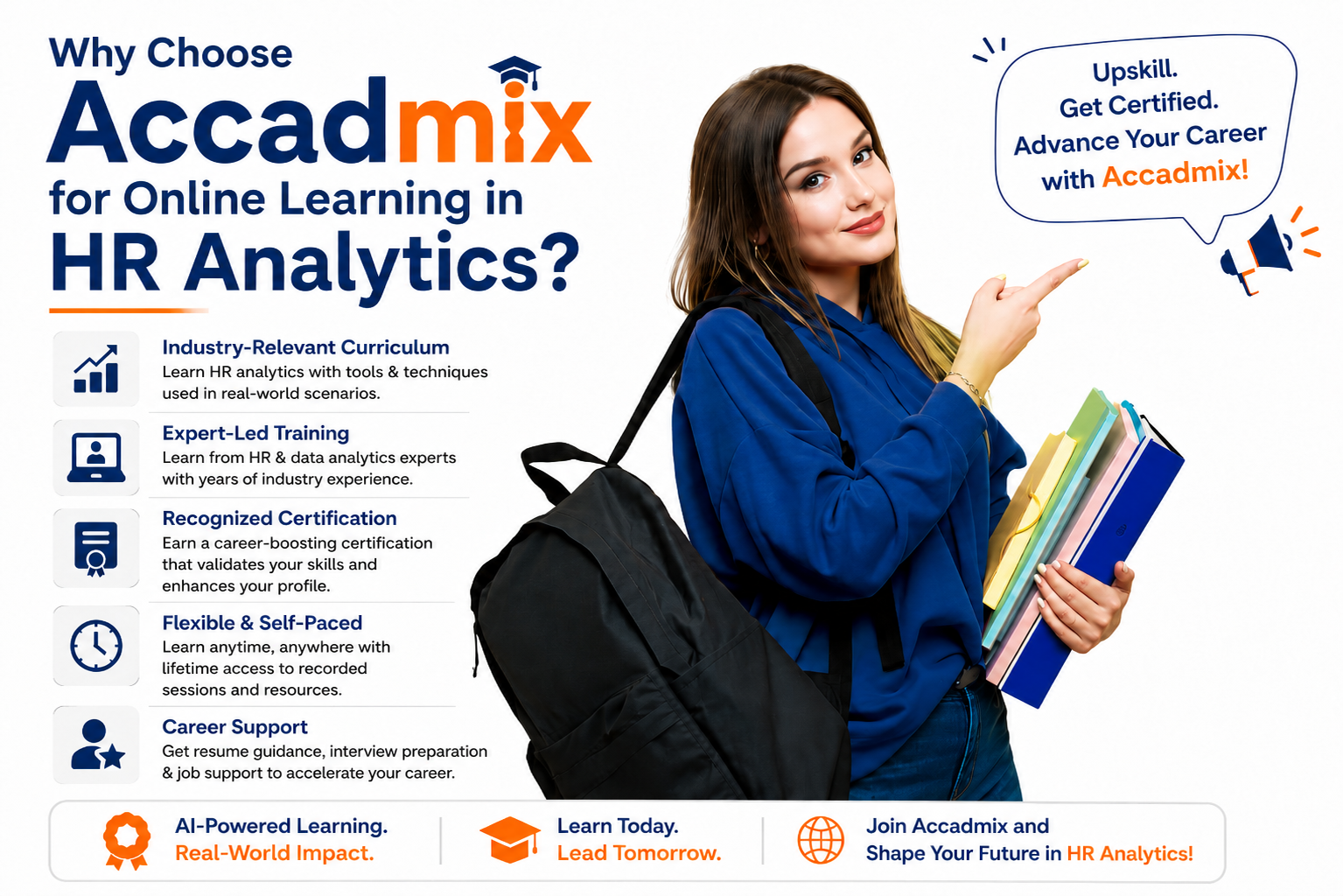 Why choose Accadmix for online learning in HR analytics?